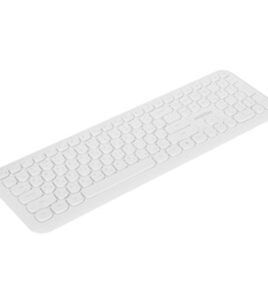 Комплект клавиатура+мышь Smartbuy 666395AG беспроводной, USB, 1000 DPI, белый