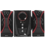 Мультимедийная акустическая система GINZZU GM-407 2.1 с Bluetooth. Выходная мощность (RMS) 40 Вт. Диапазон воспроизводимых частот: 40Гц - 20КГц. Bluetooth: V2.1. Встроенный аудио-плеер: SD-card, USB-flash до 32 Gb. FM радио: 87.5МГц - 108.0МГц. Вход AUX: стерео вход (2RCA). Пульт дистанционного управления - 21 кнопка. Эквалайзер: обычный, джаз, рок, поп, классика., фото7
