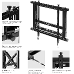 Настенное крепление ONKRON PRO7 Mдля видеостен 40”-70', черный, фото5