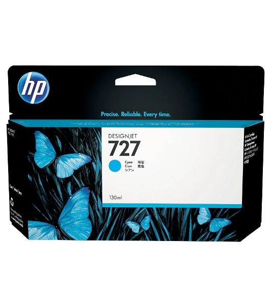 Картридж струйный HP 727 B3P19A голубой для HP DJ T920/T1500 (130мл)