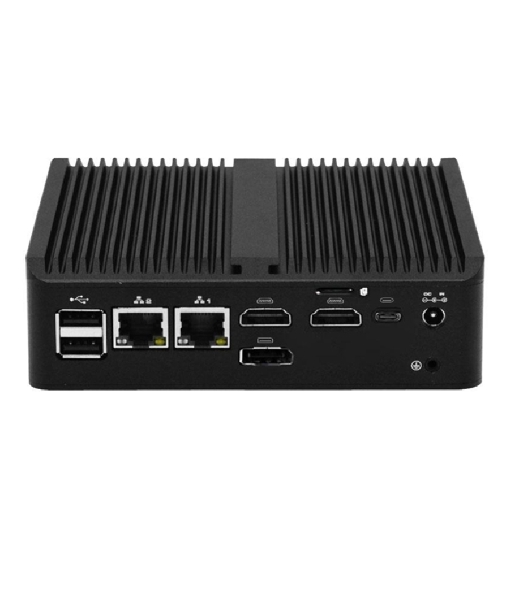 Неттоп HIPER BASIS BC119  Intel N-series N100(0.8Ghz)/8192Mb/256SSDGb/noDVD/BT/WiFi/war 1y/0.65kg/черный/Win11Pro + Безвентиляторный/БП 36Вт/металл/VESA Адаптер на 75х75, 100х100