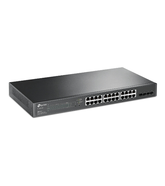 Коммутатор TP-Link TL-SG2428P JetStream гигабитный Smart коммутатор на 24 порта PoE+ и 4 SFP-слота SMB