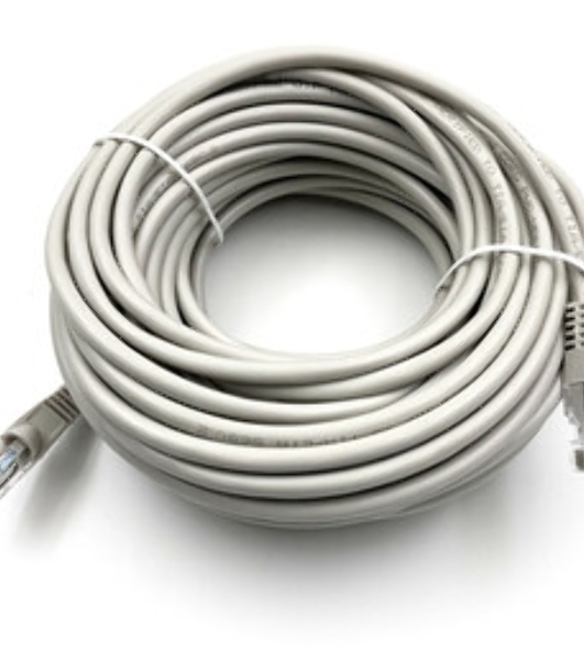Патч-корд Buro UTP-5E-20M-G-LSZH UTP cat.5e 20м серый RJ-45 (m)-RJ-45 (m)