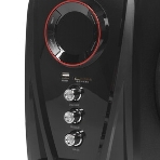 Мультимедийная акустическая система GINZZU GM-407 2.1 с Bluetooth. Выходная мощность (RMS) 40 Вт. Диапазон воспроизводимых частот: 40Гц - 20КГц. Bluetooth: V2.1. Встроенный аудио-плеер: SD-card, USB-flash до 32 Gb. FM радио: 87.5МГц - 108.0МГц. Вход AUX: стерео вход (2RCA). Пульт дистанционного управления - 21 кнопка. Эквалайзер: обычный, джаз, рок, поп, классика., фото6