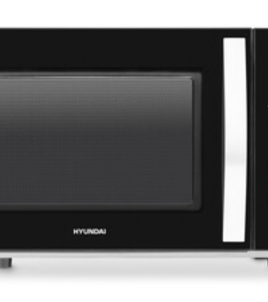 Микроволновая печь Hyundai HYM-D2078 черный/серебристый, 23 л, 800 Вт, переключатели - кнопки, поворотный механизм