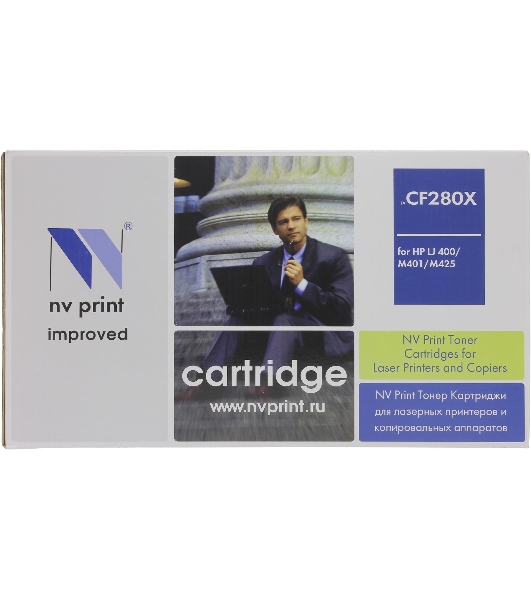 Картридж лазерный NVPrint CF280X_NVP (тип CF280X), черный, 6900 стр., для HP LJ Pro 400/M401/M425