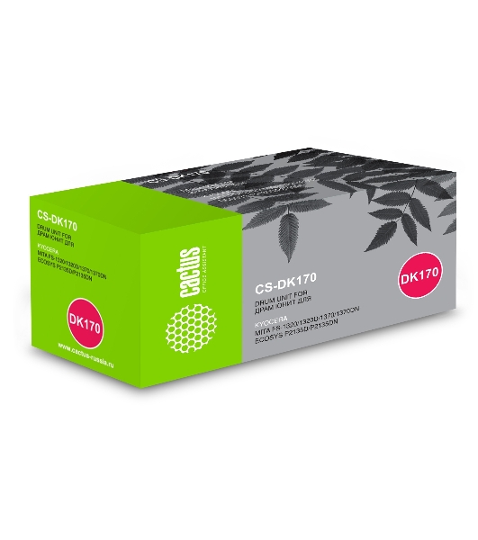 Блок фотобарабана Cactus CS-DK170 ч/б:100000 стр. для Kyocera Ecosys M2035/M2035dn/M2535 Kyocera