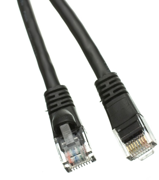 Патч-корд NTSS NTSS-PC-UTP-RJ45-5e-3.0-LSZH-BL NTSS-PC-UTP-RJ45-5E-3.0-LSZH UTP RJ-45 вил.-вилка RJ-45 cat.5e 3м черный LSZH (уп.:1шт) 26AWG