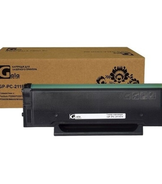 Картридж GalaPrint GP-PC-211EV-MPS черный (6000 стр.) для Pantum P2200/P2207/P2500/P2507/P2500W/M6500/M6550/M6607