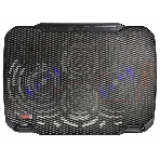 Подставка Buro BU-LCP156-B208 15.6'355x260x21мм 2xUSB 2x 80ммFAN 560г металлическая сетка/пластик черный, фото 1
