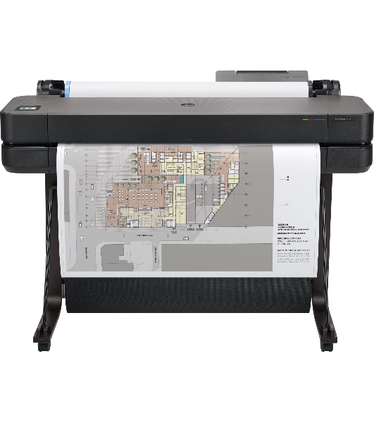 Плоттер струйный HP Designjet T630 (5HB11A/5HB11D), A0, 36', цветной, 914 мм, 2400x1200 dpi, USB, Gigabit Ethernet, WiFi