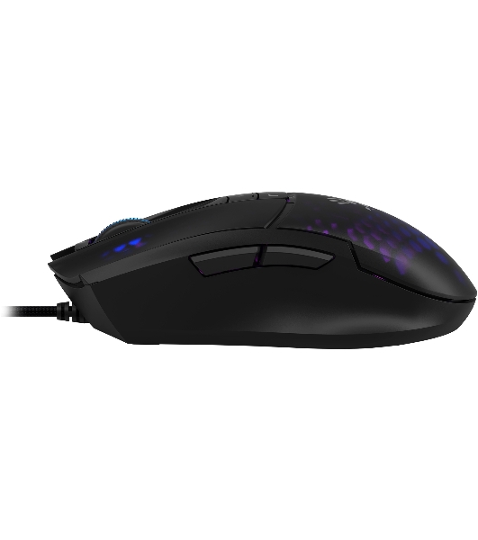 Мышь проводная A4Tech Bloody L65 Max черный/фиолетовый, 12000 dpi, USB, кнопки - 7