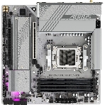 Материнская плата GIGABYTE B650M AORUS ELITE AX ICE, AM5, AMD B650, 4xDDR5, 4xSATA, 2xM.2, 1xPCIe 4.0 x16, 1xPCIe 4.0 x4, 1xDP, 1xHDMI, 1x2.5Gb LAN, Wi-Fi 6E, Bluetooth 5.3, S/PDIF, 2xUSB-C 10Gbps, 2xUSB-A 10Gbps, 5xUSB-A 5Gbps, 4xUSB-A 2.0, 2x3.5 мм, 7.1, mATX, фото3