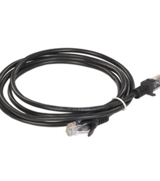 Патч-корд CCA light UTP Гарнизон PC-UTP-5e-1.5-BK кат.5e, 1.5м, литой, многожильный черный