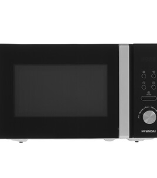 Микроволновая печь Hyundai HYM-D3001 черный, 20 л, 700 Вт, переключатели - сенсор, поворотный механизм