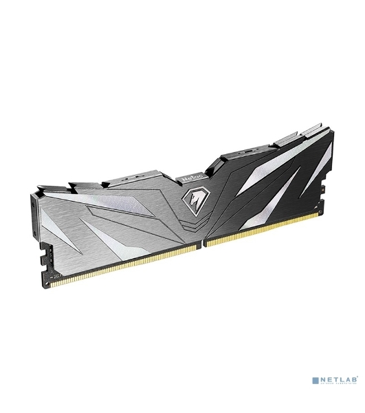 Оперативная память NETAC, DDR4, 8GB (1x8GB), 3200MHz, CL16, DIMM, с радиатором, черный