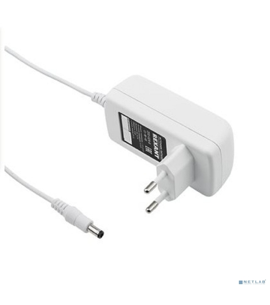 Источник питания Rexant 12 V 24 W с DC разъемом подключения 5.5х2.1, белый корпус (IP23)