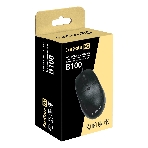 Мышь проводная ExeGate Professional Standard B100 черный, 1000 dpi, USB, кнопки - 3, фото 1