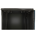 Шкаф телекоммуникационный настенный Hyperline TWB, 19', 6U, 367х600х450 мм (ВхШхГ), дверь: металл, разборный, черный, фото 1