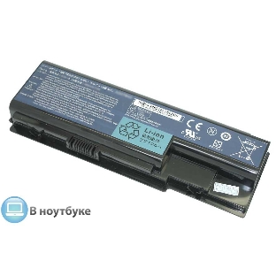Аккумуляторная батарея для ноутбука Acer Aspire 5520, 5920, 6920G, 11.1v 4400mAh черный