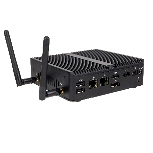 Неттоп HIPER BASIS BC119  Intel N-series N100(0.8Ghz)/8192Mb/256SSDGb/noDVD/BT/WiFi/war 1y/0.65kg/черный/Win11Pro + Безвентиляторный/БП 36Вт/металл/VESA Адаптер на 75х75, 100х100