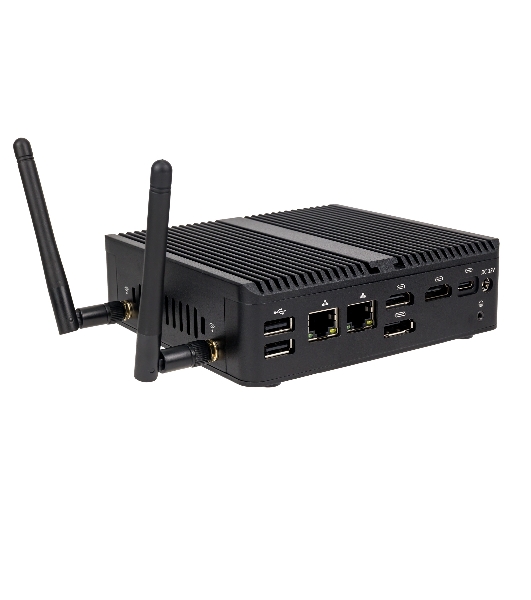 Неттоп HIPER BASIS BC119  Intel N-series N100(0.8Ghz)/8192Mb/256SSDGb/noDVD/BT/WiFi/war 1y/0.65kg/черный/Win11Pro + Безвентиляторный/БП 36Вт/металл/VESA Адаптер на 75х75, 100х100