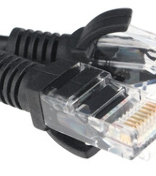 Патч-корд CCA light UTP Гарнизон PC-UTP-5e-1.5-BK кат.5e, 1.5м, литой, многожильный черный