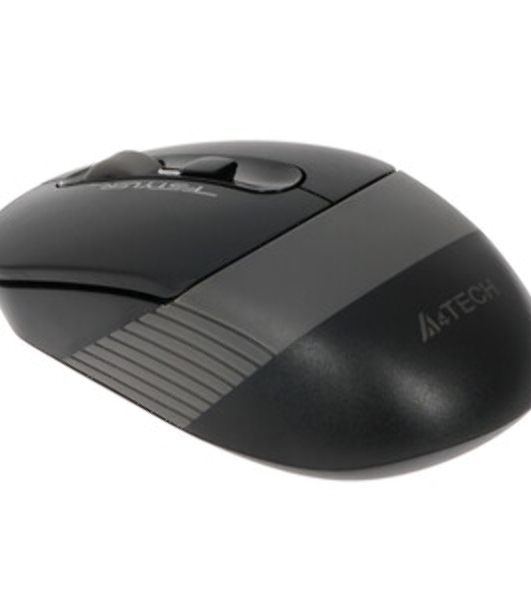 Мышь беспроводная A4Tech Fstyler FG10 черный/серый, 2000 dpi, радиоканал, USB, кнопки - 4