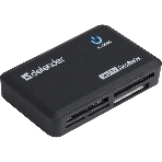 Кард-ридер Defender Optimus/черный/CF/MMC/MS/MS Duo/MS Micro M2/MS Pro/MS Pro Duo/RS-MMC/SD/SDHC/micro-SD/mini-SD/miсro-SDHC/USB 2.0 A(M)/черный, фото8