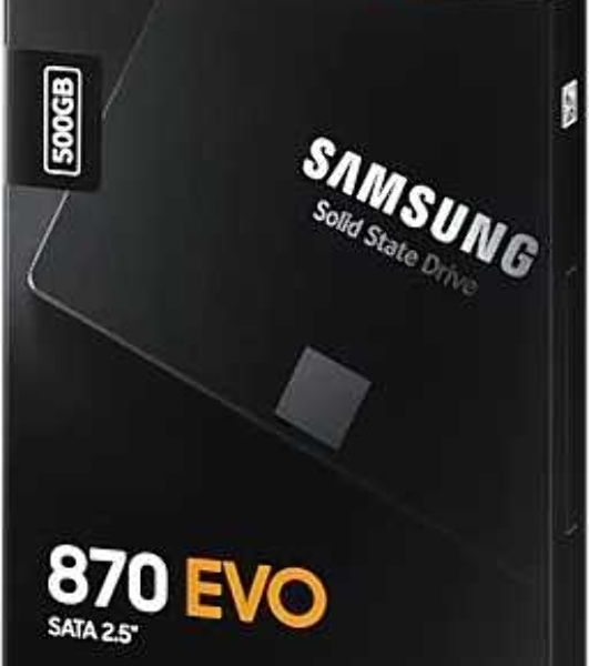 Накопитель SSD Samsung 870 EVO, 500Gb, SATA III, 2.5', R/W 560/530