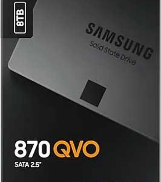Накопитель SSD Samsung 870 QVO, 8TB, SATA III, 2.5', R/W 560/530