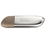 Флешка USB Netac U352 128Gb NT03U352N-128G-20PN, USB 2.0, с колпачком, металлическая, фото5