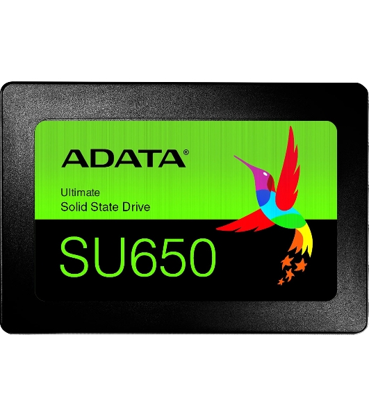 Накопитель SSD ADATA SU650, 256Gb, SATA III, 2.5', R/W 520/450