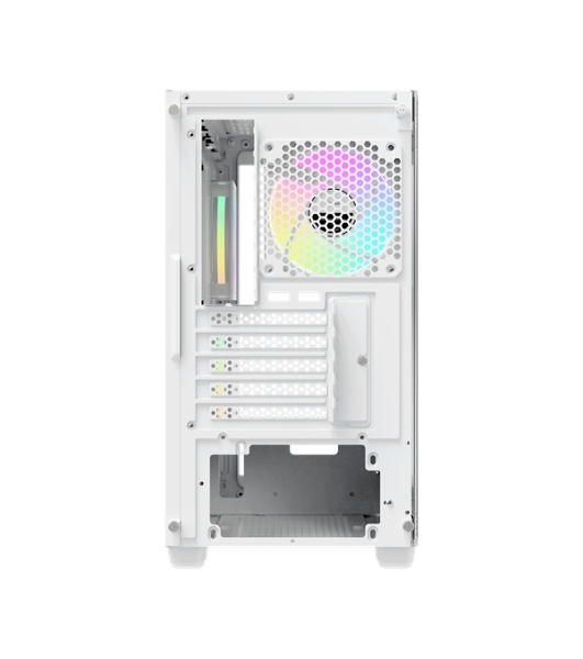 Компьютерный корпус Case Ocypus Gaммa C52 WH ARGB mATX/win/white/3 ARGB fans/no PSU/Tempered Glass