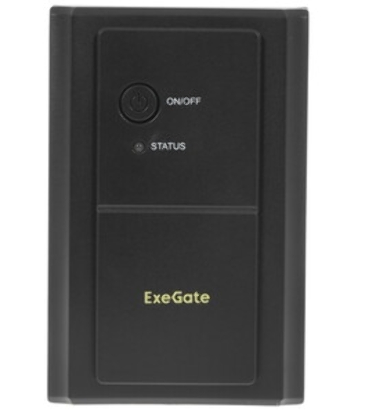 Источник бесперебойного питания ExeGate EP285490RUS SpecialPro UNB-1200.LED.AVR.EURO.RJ.USB 1200VA/750W, LED, AVR, 4 евророзетки, RJ45/11, USB, черный