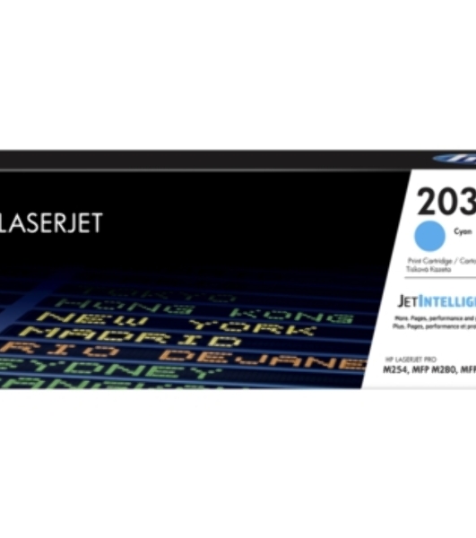 Картридж лазерный HP 203A CF541A (HP 203A) голубой для HP LaserJet M254/M280/M281 1300 страниц.