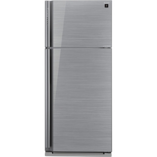 Холодильник Sharp SJ-XP59PGSL серебристый двухкамерный 430/148л морозилка сверху, No Frost