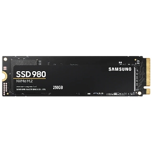 Накопитель SSD Samsung 980, 250Gb, PCIe 3.0 x4, M.2 2280, NVMe, R/W 2900/1300