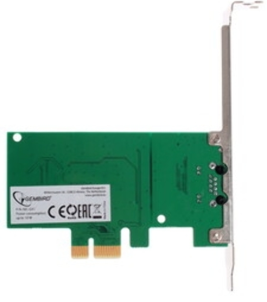 Сетевой адаптер Ethernet Gembird NIC-GX1 1000/100/10, PCI-express, чипсет RTL8111C