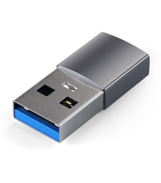 Адаптер Satechi USB Type-A to Type-C. Цвет серый космос.