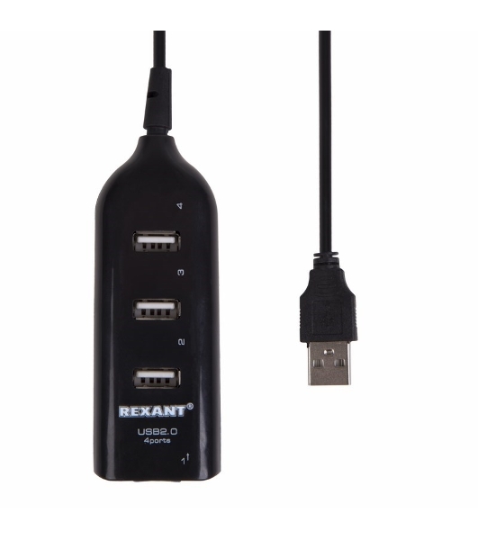 Разветвитель USB 2.0 Rexant на 4 порта