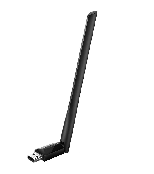 Беспроводный двухдиапазонный USB2.0 адаптер TP-Link Archer T2U Plus, 433 Мбит/с + 200 Мбит/с