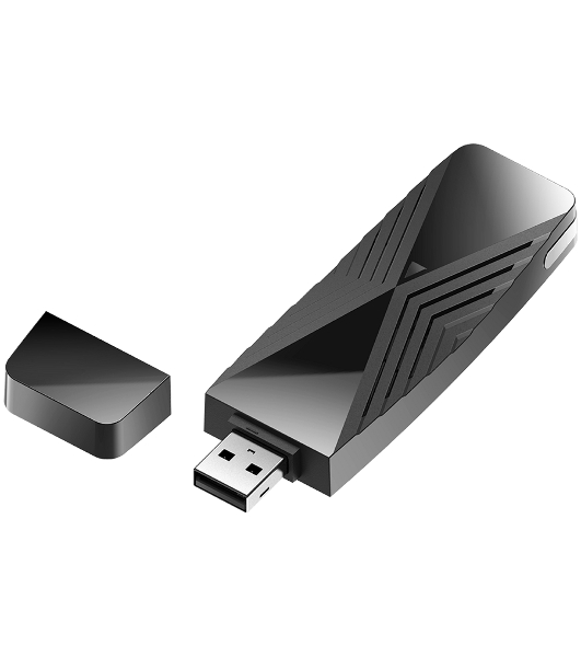 Сетевой адаптер Wi-Fi D-Link DWA-X1850 DWA-X1850/A1A AX1800 USB 3.0 (ант.внутр.)