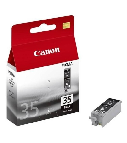 Картридж струйный Canon PGI-35Bk (1509B001) черный (9.30 мл, 200 стр.) для Canon PIXMA iP100, iP110