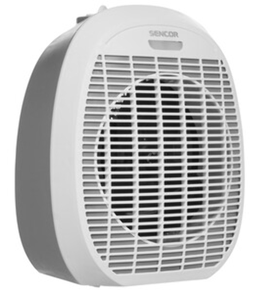 Тепловентилятор Sencor SFH 7017WH, белый, 2000 Вт, 20 м2, термостат