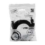 Кабель Gembird USB 2.0 PRO для соед. 3.0м AM/BM позол.конт., фер.кол., пакет, фото7