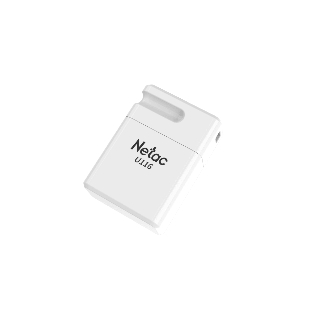 Флешка USB Netac U116 32 Gb NT03U116N-032G-30WH, USB 3.0, миниатюрная пластиковая белая