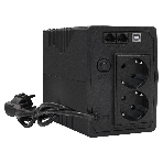 Источник бесперебойного питания ExeGate EX292764RUS SpecialPro UNB-600.LED.AVR.2SH.RJ.USB 600VA/360W, LED, AVR, 2*Schuko, RJ45/11, USB, черный, фото2