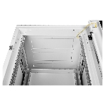 Шкаф телекоммуникационный напольный 42U (600x1000) дверь перф. 2шт, черный, фото7