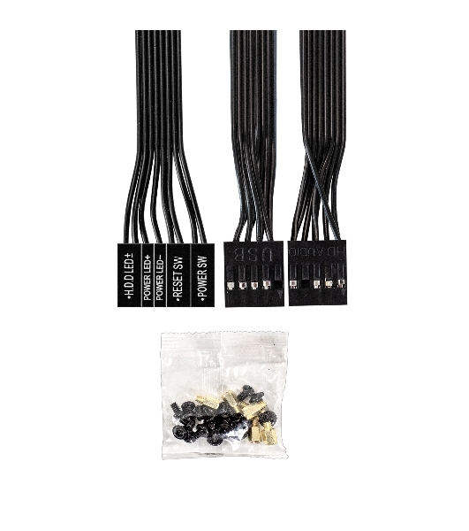 Компьютерный корпус Minitower ExeGate BAA-303M-UNS350 (mATX, БП UNS350 с вент. 12см, 2*USB, HD Audio, черный)